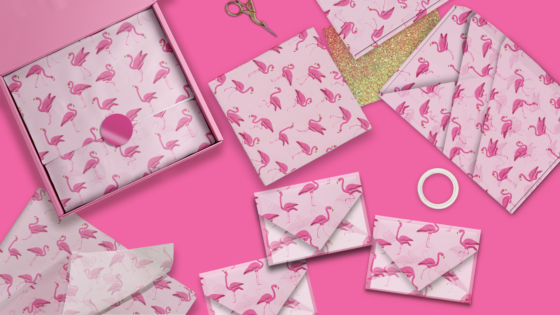 Pink Flamingo 20x30 Tissue Paper – Gift Wrapping & Boutique Packaging