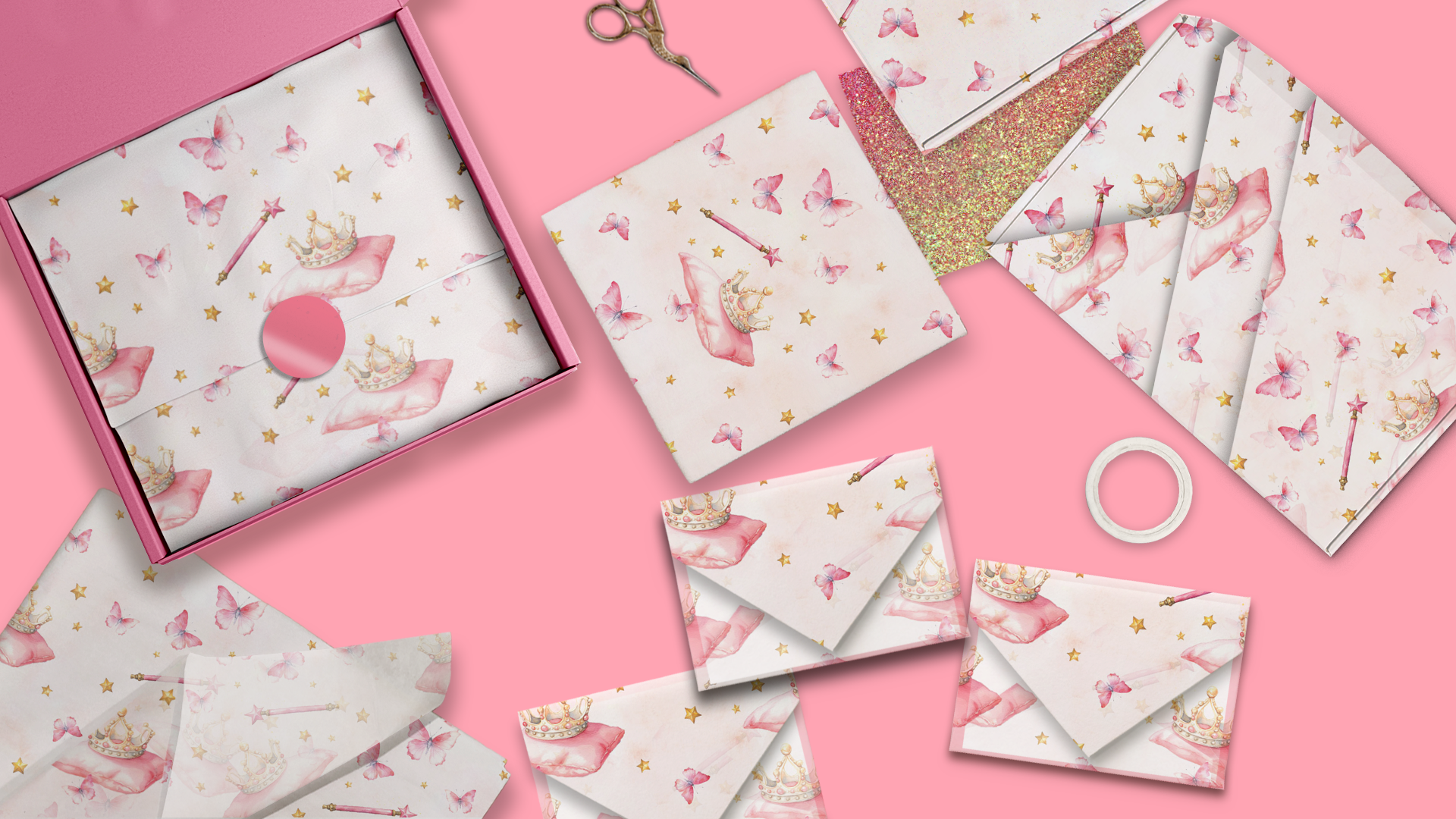 Fairy Tale Princess 20x30 Tissue Paper – Gift Wrapping & Boutique Packaging