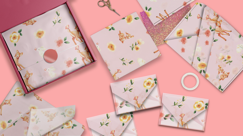 Bambi Deers Tissue Paper For Gift Bags
