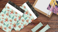 10x13 Gingerbread Houses Poly Mailers – Shipping Bags for Small Business