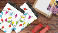 10x13 Christmas Lights Poly Mailers – Shipping Bags for Small Business