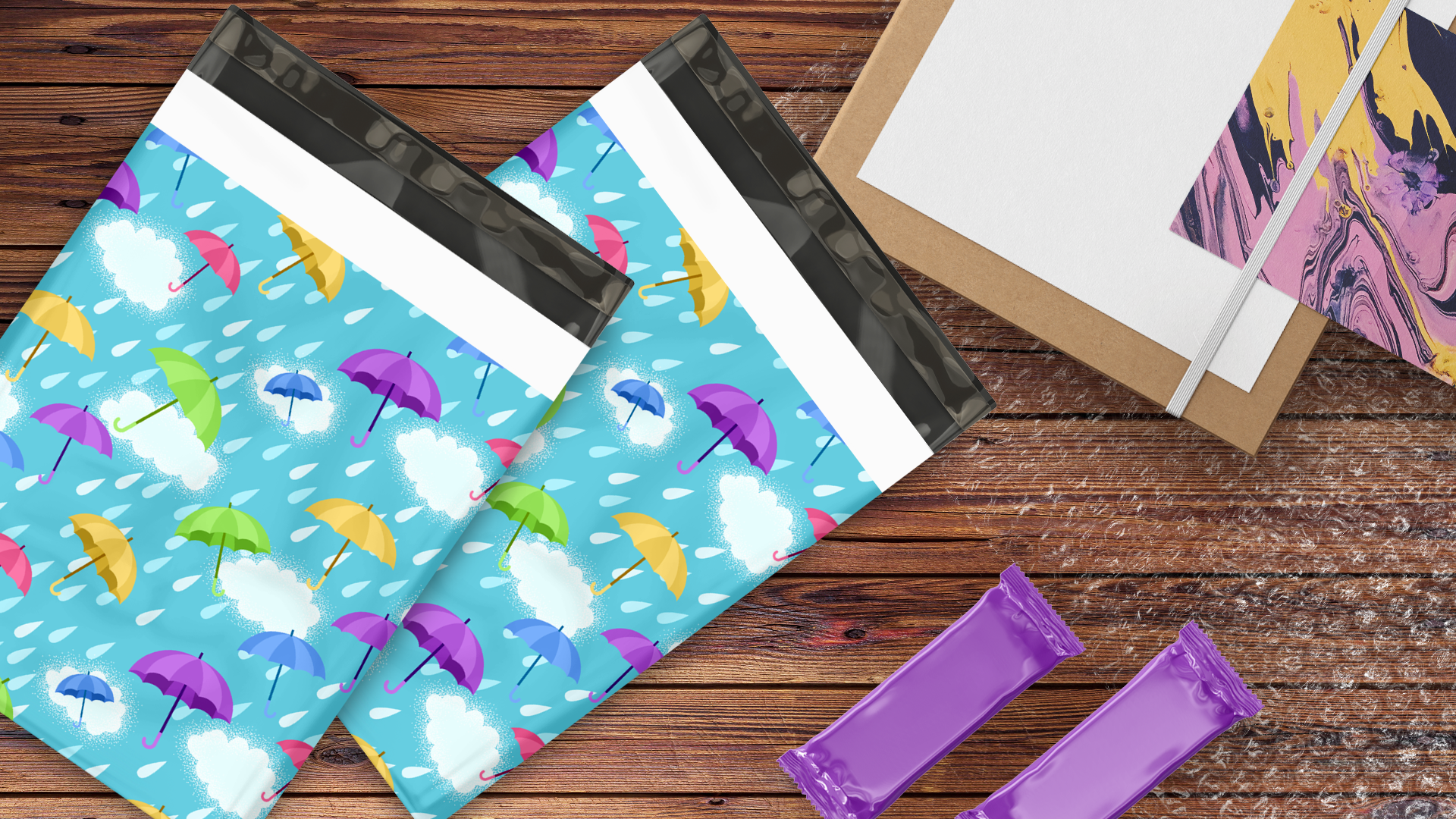 10x13 Umbrellas Poly Mailers – Shipping Bags for Small Business