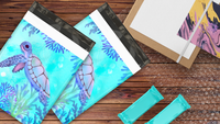 10x13 Sea Turtle Poly Mailers – Shipping Bags for Small Business