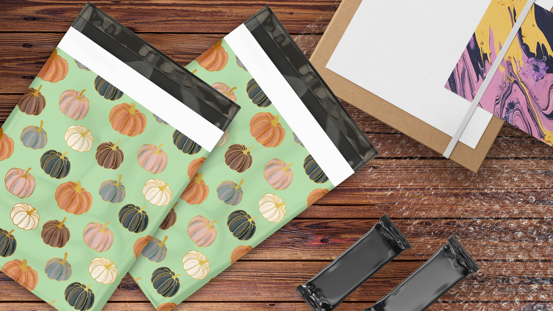 12x15 Pumpkin Patch Poly Mailers – Shipping Bags for Small Business