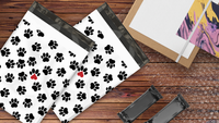 10x13 Paw Prints Poly Mailers – Shipping Bags for Small Business