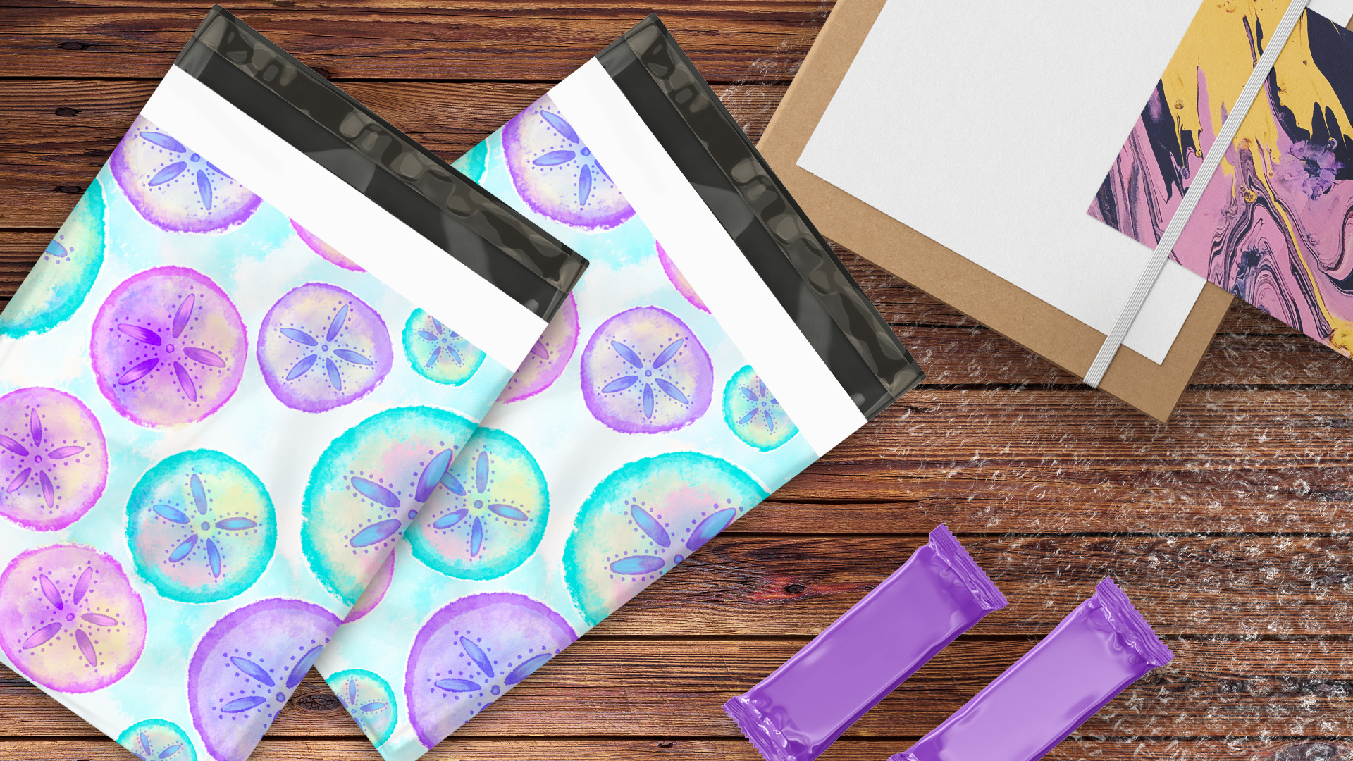 10x13 Sand Dollar Poly Mailers – Shipping Bags for Small Business