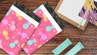 10x13 Pink Pineapple Poly Mailers – Shipping Bags for Small Business