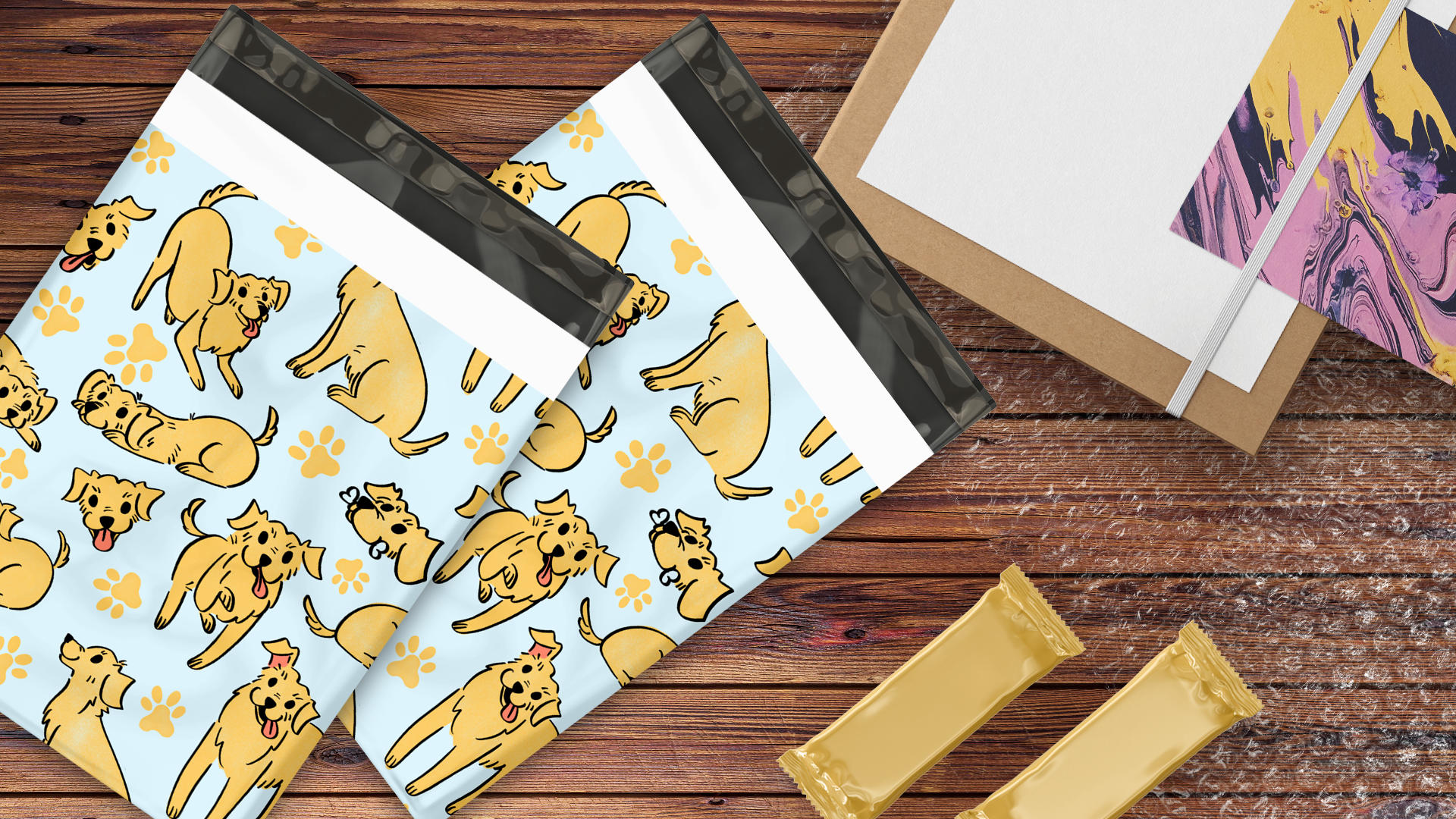 10x13 Dogs Poly Mailers – Shipping Bags for Small Business