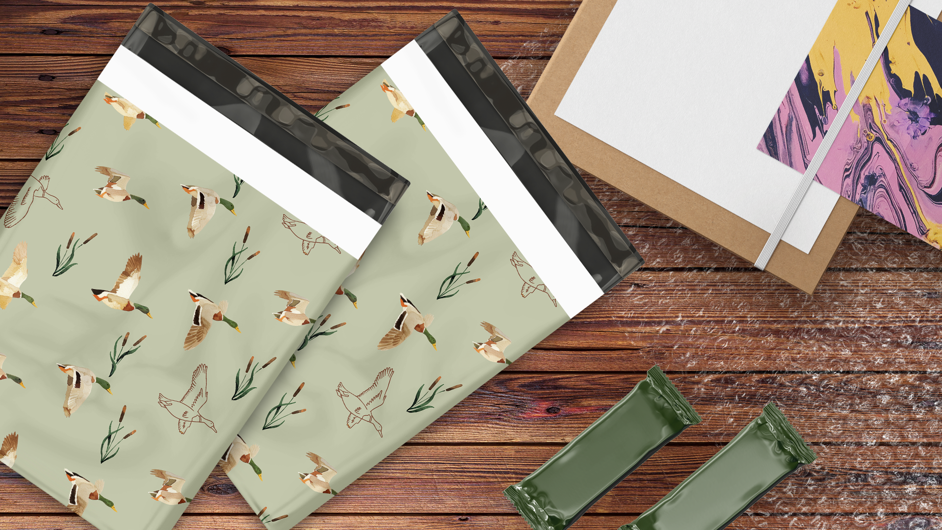 10x13 Ducks Poly Mailers – Shipping Bags for Small Business