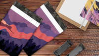 10x13 Mountain Sunset Poly Mailers – Shipping Bags for Small Business