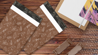 10x13 Oak & Acorn Poly Mailers – Woodland Nature Shipping Bags for Small Business