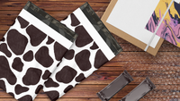 10x13 Cow Print Poly Mailers – Shipping Bags for Small Business