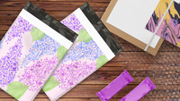 10x13 Lilacs Poly Mailers – Shipping Bags for Small Business