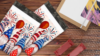 10x13 Patriotic Gnomes Poly Mailers – Shipping Bags for Small Business