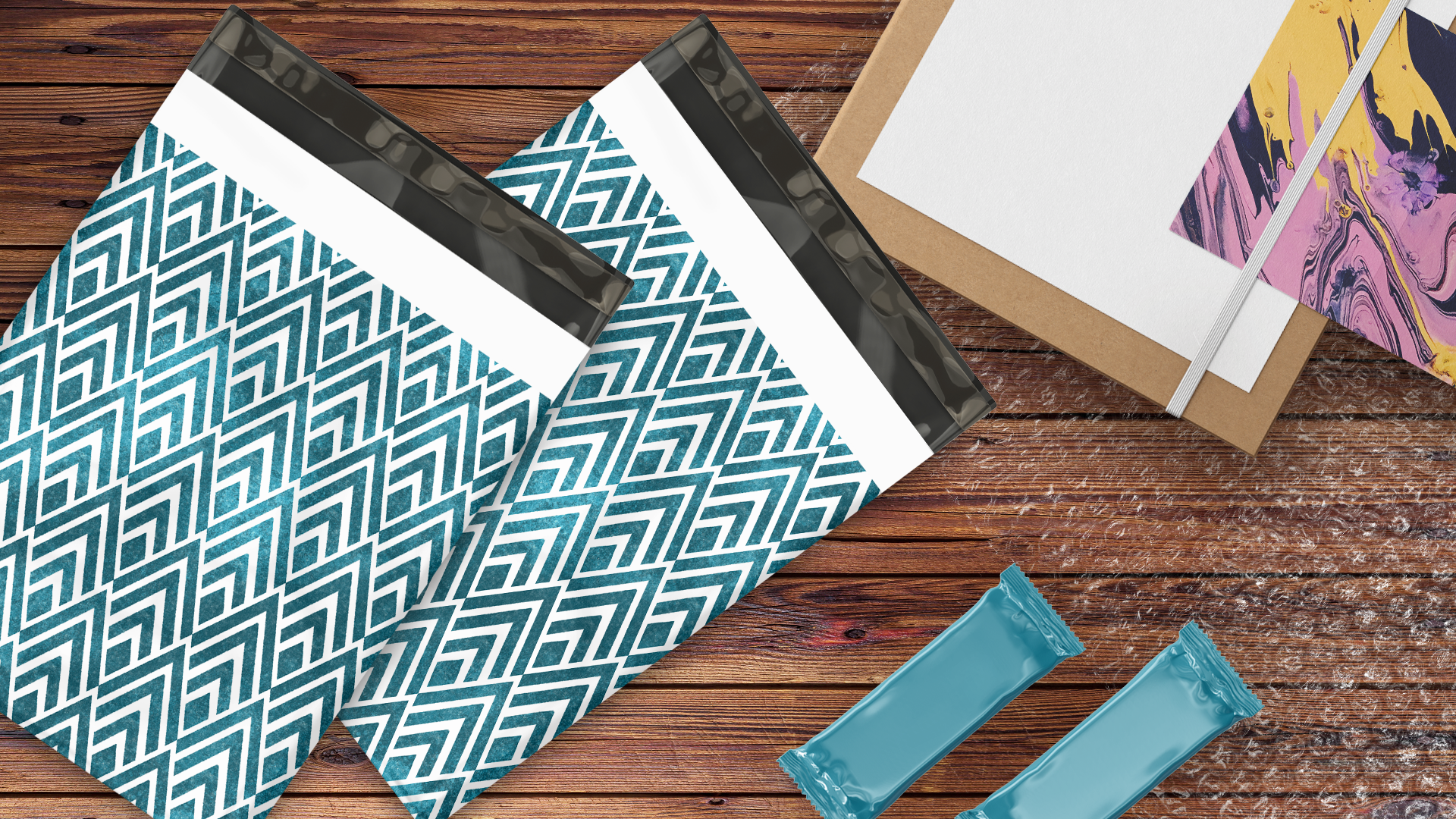 10x13 Geometric Poly Mailers – Shipping Bags for Small Business