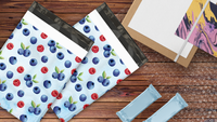 10x13 Summer Berries Poly Mailers – Shipping Bags for Small Business