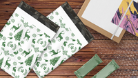 12x15 Winter Deer Poly Mailers – Shipping Bags for Small Business