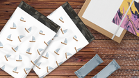 10x13 Sailboats Poly Mailers – Shipping Bags for Small Business