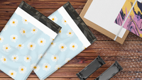10x13 Daisies Poly Mailers – Shipping Bags for Small Business