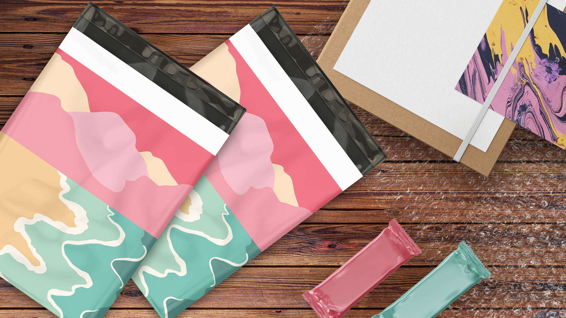 10x13 Beach Sunset Poly Mailers – Shipping Bags for Small Business