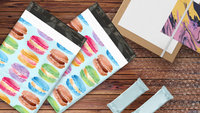 10x13 Sweet Macaron Poly Mailers – Shipping Bags for Small Business