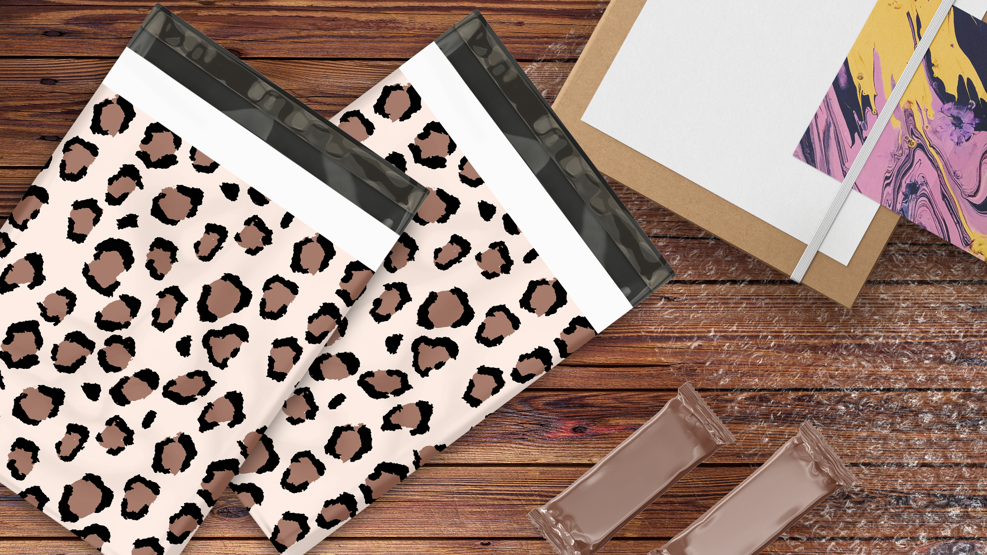 10x13 Leopard Poly Mailers – Shipping Bags for Small Business