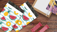 10x13 Pineapple & Watermelon Poly Mailers – Shipping Bags for Small Business