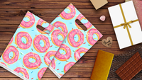 9x12 Donut Poly Merchandise Bags – Retail Bags with Die-Cut Handles (2 Mil)