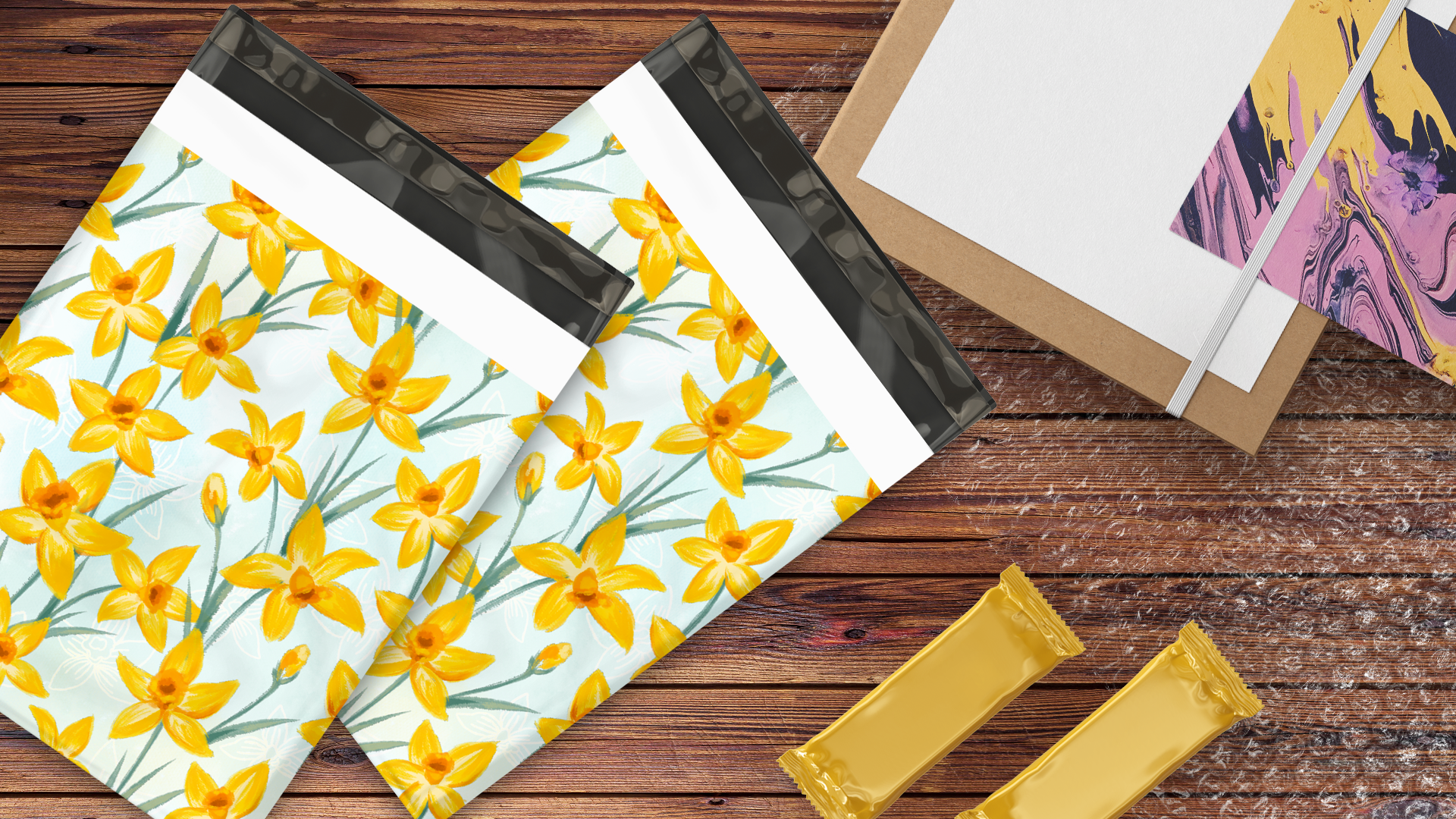 10x13 Daffodil Poly Mailers – Shipping Bags for Small Business
