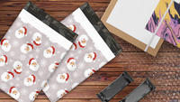 10x13 Santa Claus Poly Mailers – Shipping Bags for Small Business