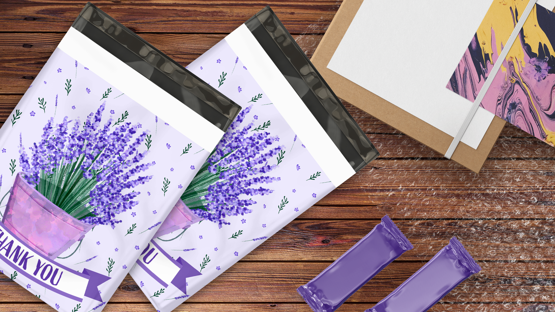 10x13 Lavender Poly Mailers – Shipping Bags for Small Business