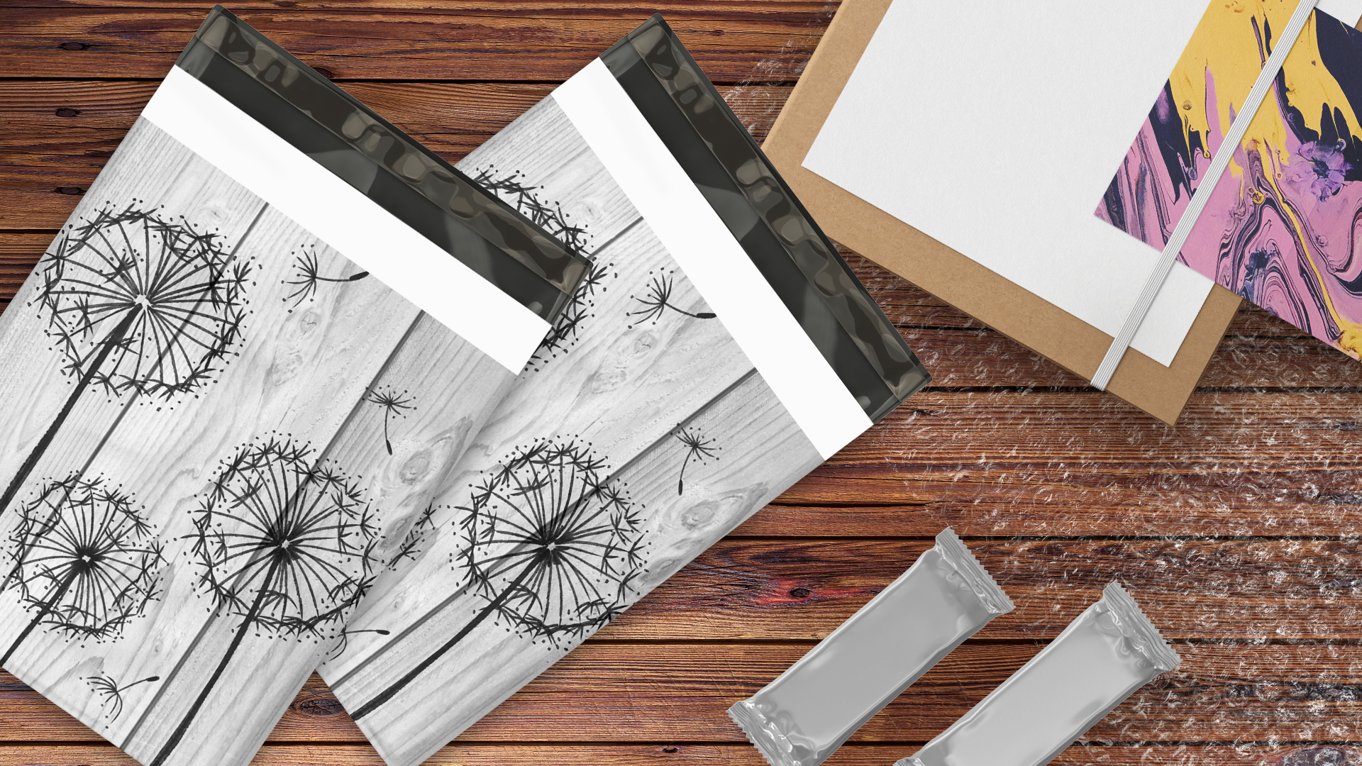 10x13 Dandelion Poly Mailers – Shipping Bags for Small Business