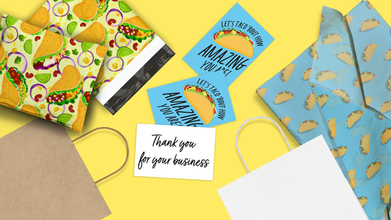 Taco Insert Cards for Business Customers