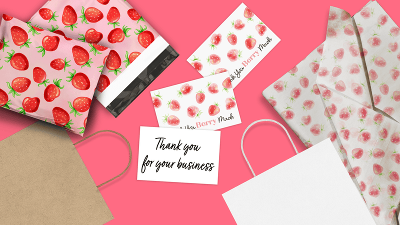 Strawberries Insert Cards - Pro Supply Global