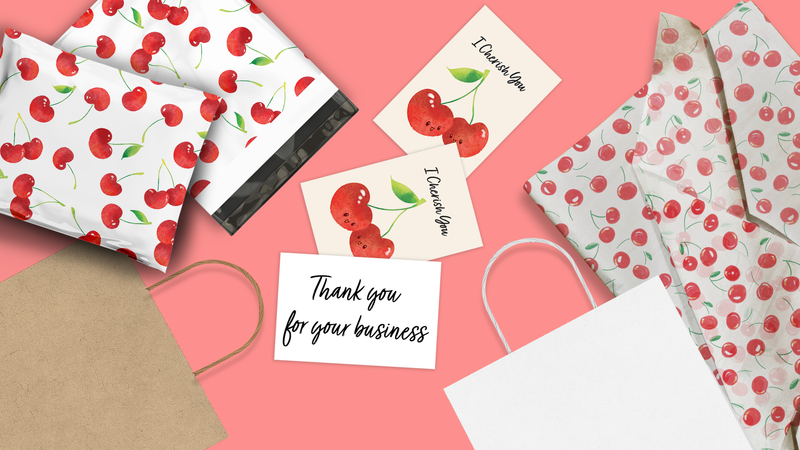 I Cherish You Insert Cards for Business Customers