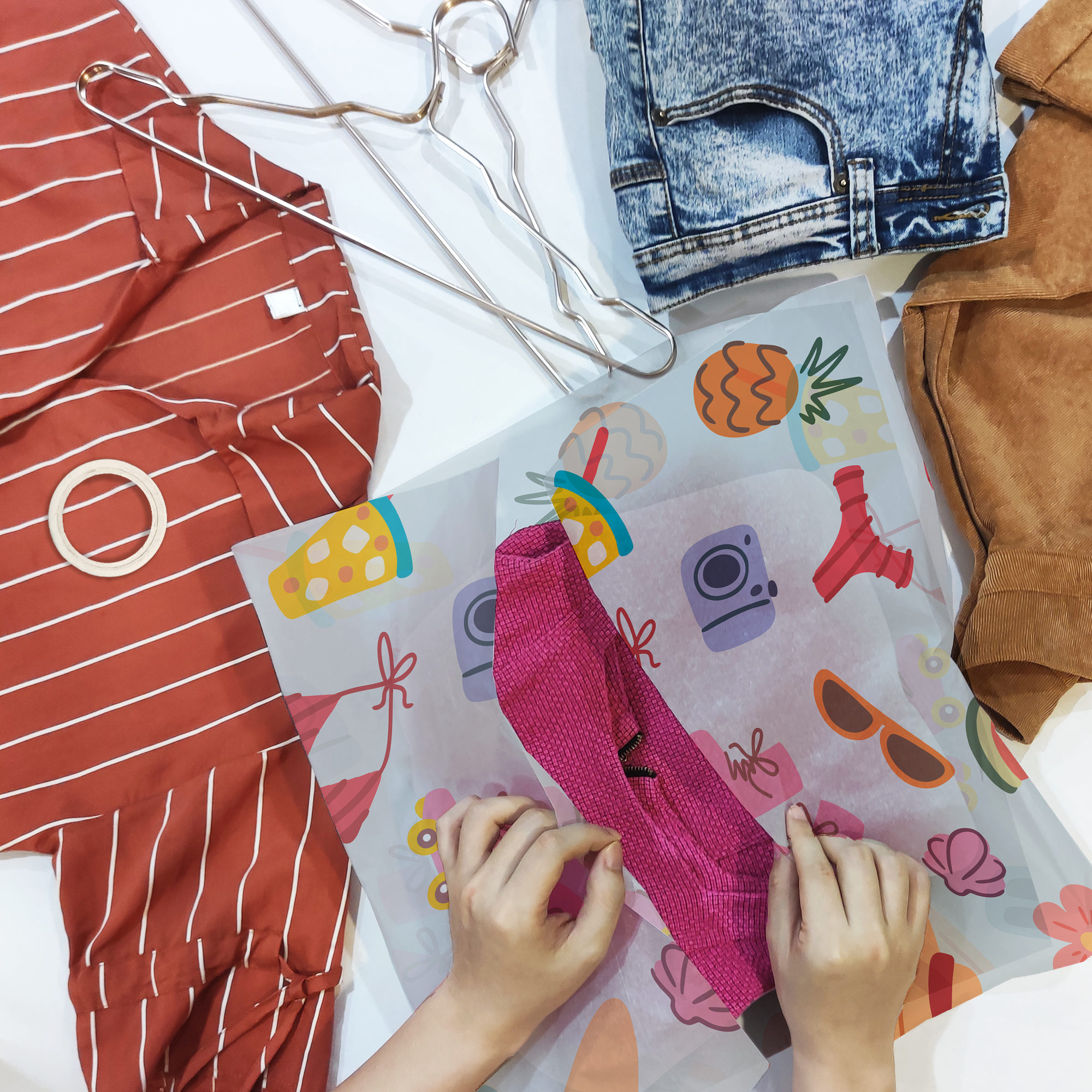 Summer Vibes 20x30 Tissue Paper – Gift Wrapping & Boutique Packaging