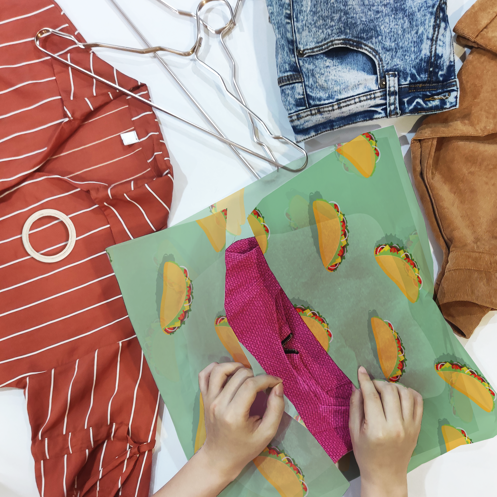 Tacos 20x30 Tissue Paper – Gift Wrapping & Boutique Packaging