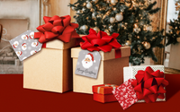 Christmas Santas Assortment Gift Tags