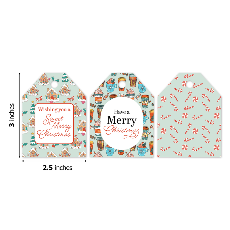 Christmas Treats Assortment Gift Tags