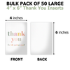Thank You For Shopping Small Insert Cards for Business Customers
