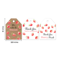 Strawberries Assortment Gift Tags