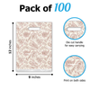 9x12 Pink Paisley Designer Poly Plastic Merchandise Bags Premium Printed Bags