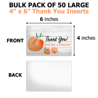 Peaches Insert Cards - Pro Supply Global