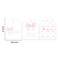 Pink Bows Assortment Gift Tags