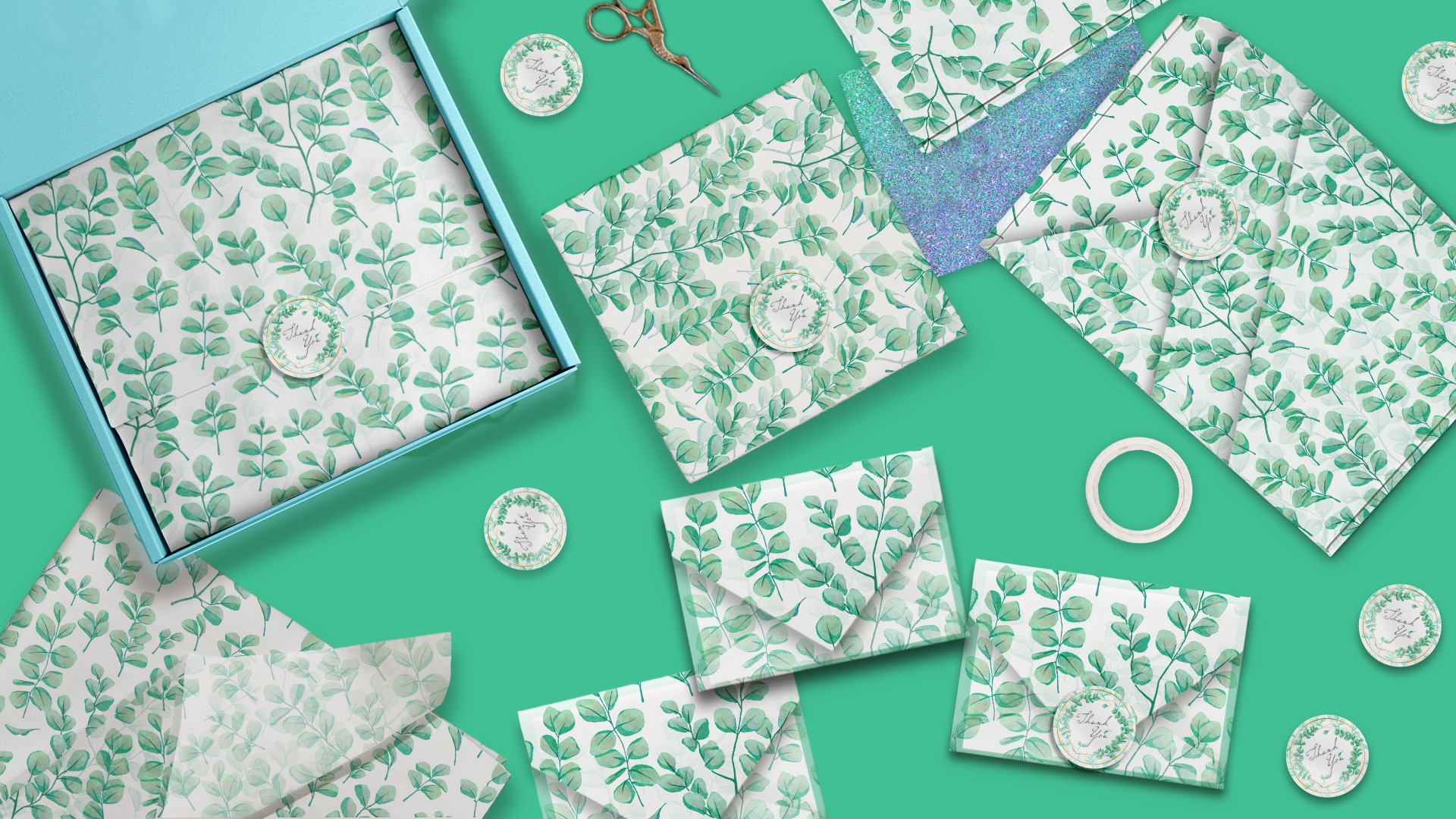 Eucalyptus 20x30 Tissue Paper – Gift Wrapping & Boutique Packaging