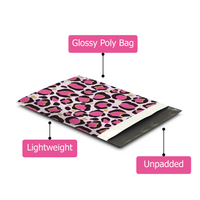 10x13 Pink Leopard Print Poly Mailers – Shipping Bags for Small Business