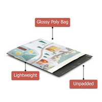 12x15 Winter Village Poly Mailers – Shipping Bags for Small Business