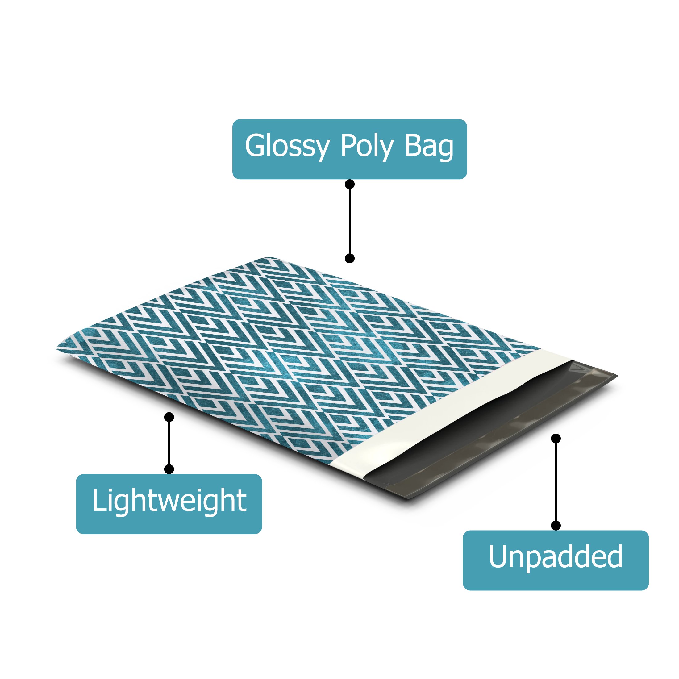 10x13 Geometric Poly Mailers – Shipping Bags for Small Business