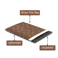10x13 Oak & Acorn Poly Mailers – Woodland Nature Shipping Bags for Small Business