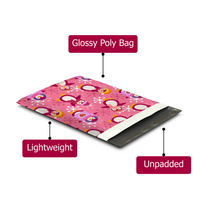 10x13 Pink Penguins Poly Mailers – Shipping Bags for Small Business